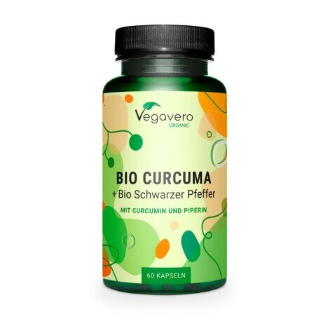 Vegavero Curcumina + Piperina Organic 60 Capsule